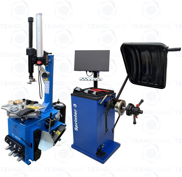 Комплект TS-3923A Станок шиномонтажный+SPRINTER 3 Балансировочный станок 