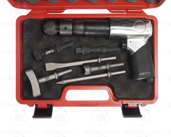 Молоток пневматический с набором зубил 8шт. JTC-3310K